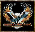  NEW Harley Davidson ® V-Twin Spirit Tapestry Throw